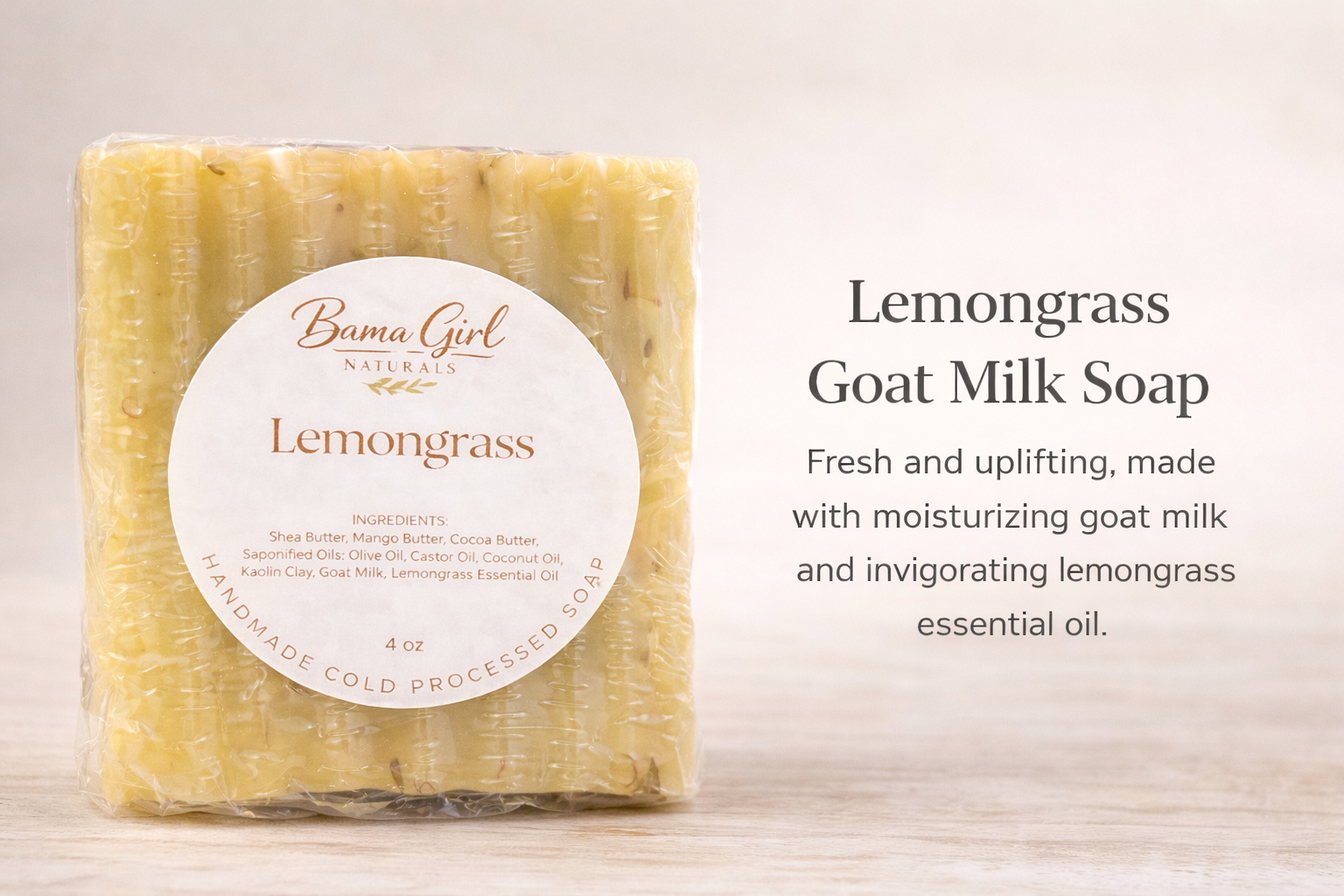 Luxury natural body soap