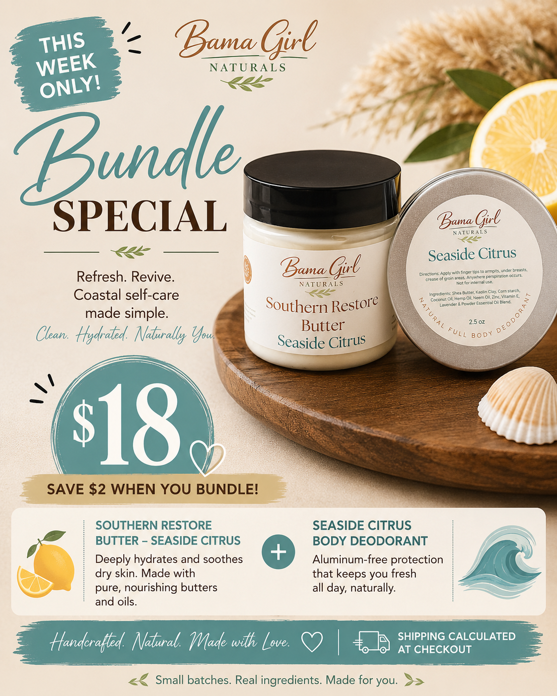 🌊 Bundle of the Week: Seaside Citrus Collection